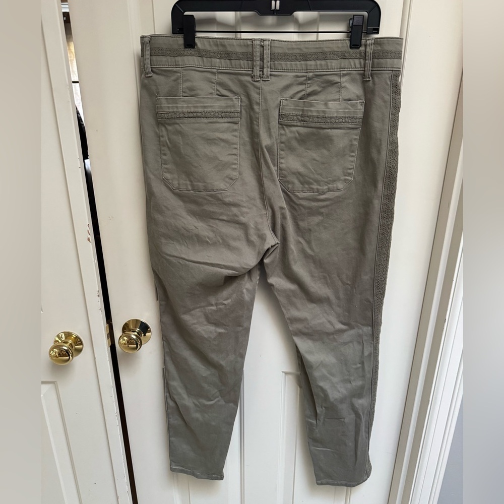 Democracy Absolution Lace Trimmed Cargo Pants - Picture 7 of 10